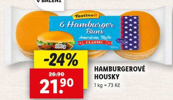 HAMBURGEROVÉ HOUSKY, 300 g