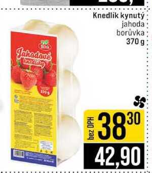 Knedlík kynutý jahoda borůvka 370 g 