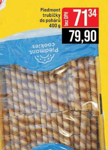 Piedmont trubičky do pohárů 400 g 