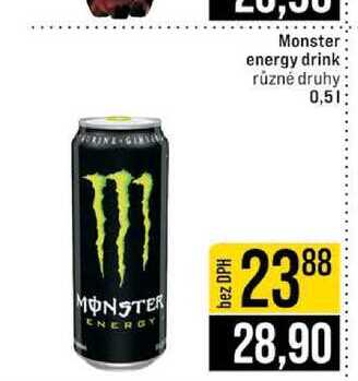 Monster energy drink různé druhy 0,5l