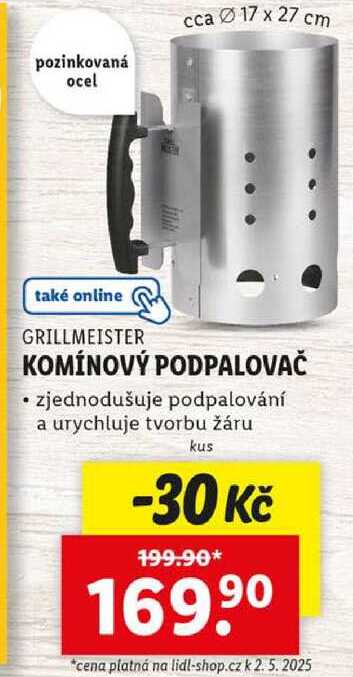 KOMÍNOVÝ PODPALOVAČ 