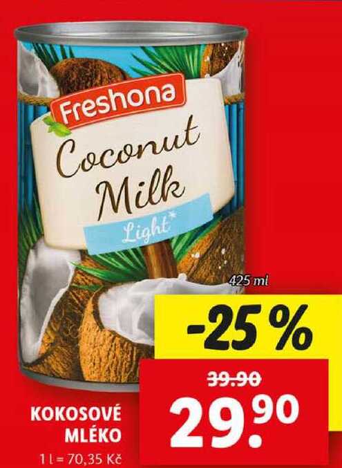 KOKOSOVÉ MLÉKO, 425 ml