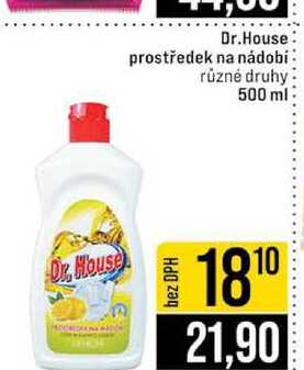Dr.House prostředek na nádobí různé druhy 500 ml