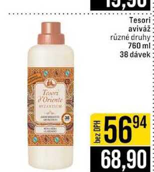 Tesori aviváž různé druhy 760 ml 38 dávek 