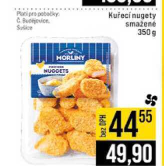 Kuřecí nugety smažené 350 g 