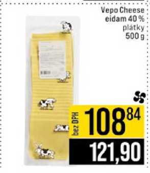 Vepo Cheese eidam 40% plátky 500 g