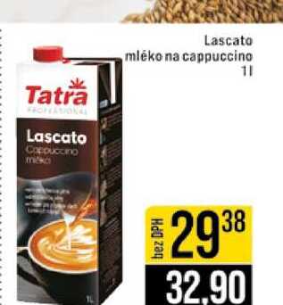 Lascato mléko na cappuccino 1l