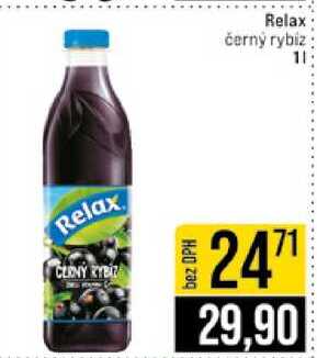 Relax černý rybiz 1l