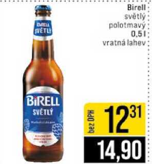 Birell světlý polotmavý 0.5l