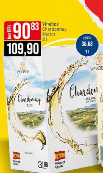 Vinobox Chardonnay Merlot 3l