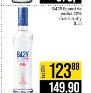B42V Eccentric vodka 42% různé druhy 0,5l