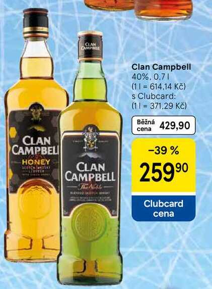 Clan Campbell 40%, 0.7 l