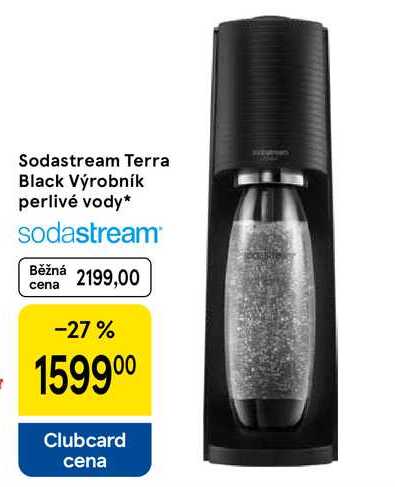 Sodastream Terra Black Výrobník perlivé vody  