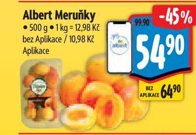 Albert sušené meruňky  500 g