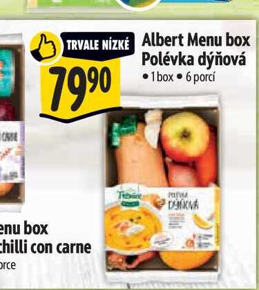  Albert Menu box Polévka dýňová  1 box