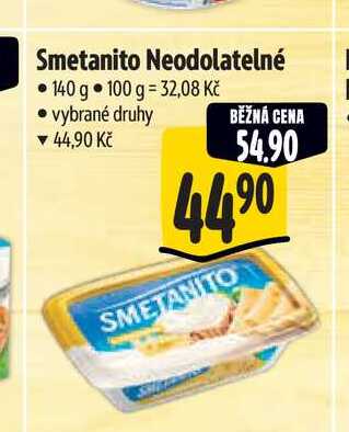Smetanito Neodolatelné 140 g 