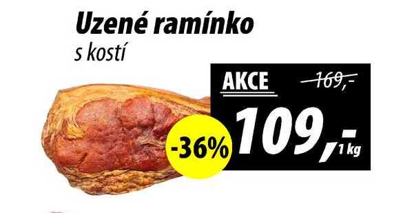 Uzené ramínko s kostí, 1 kg 