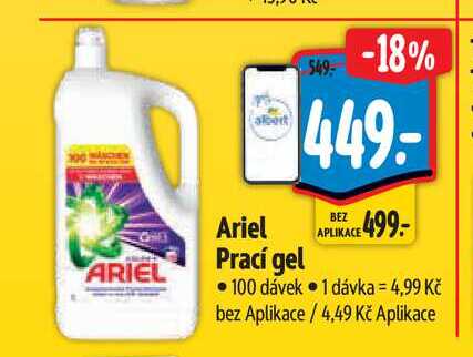 Ariel prací gel   100dávek