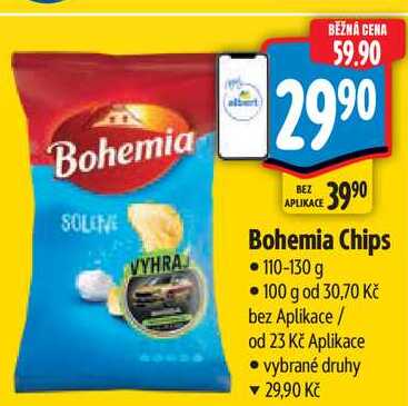 Bohemia Chips, 110-130 g