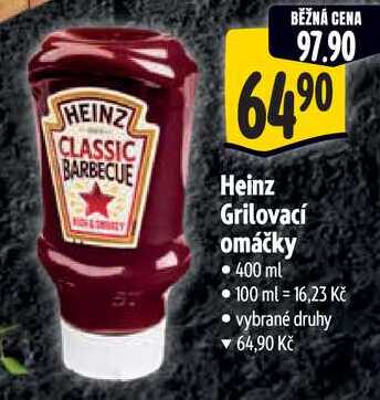 Heinz Grilovací omáčky, 400 ml 