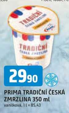 PRIMA TRADIČNÍ ČESKÁ ZMRZLINA 350 ml 