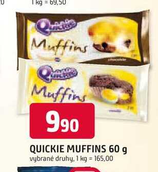 QUICKIE MUFFINS 60 g vybrané druhy