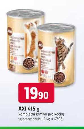 AXI 415 g kompletní krmivo pro kočky vybrané druhy