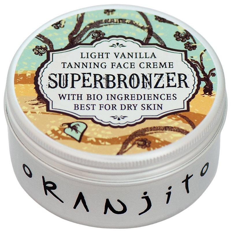 Oranjito Bio Light Vanilla opalovací krém do solária na obličej a dekolt 50 g