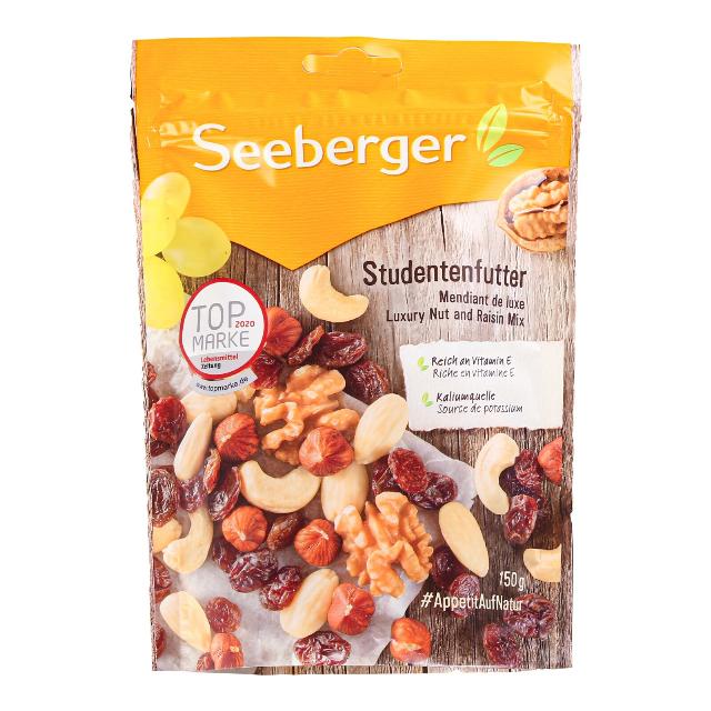 Seeberger Směs ořechů a rozinek