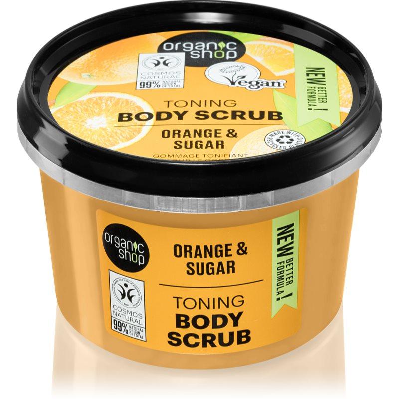 Organic Shop Orange & Sugar tonizační peeling na tělo 250 ml