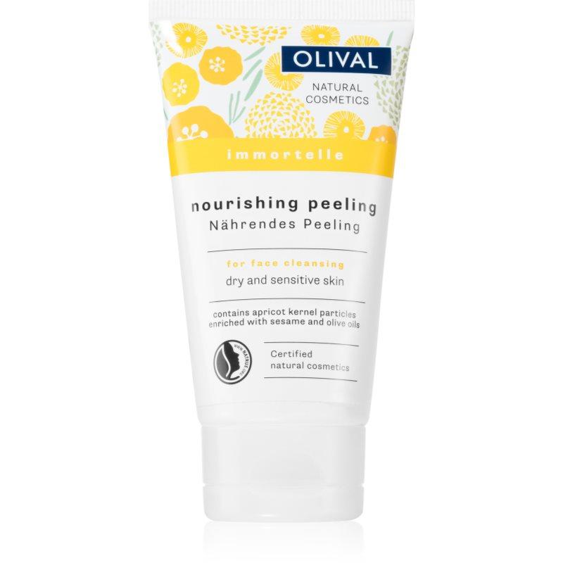Olival Immortelle Nourishing Peeling jemný pleťový peeling pro suchou a citlivou pokožku 75 ml