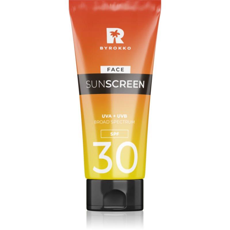 BYROKKO Sunscreen opalovací krém na obličej SPF 30 50 ml