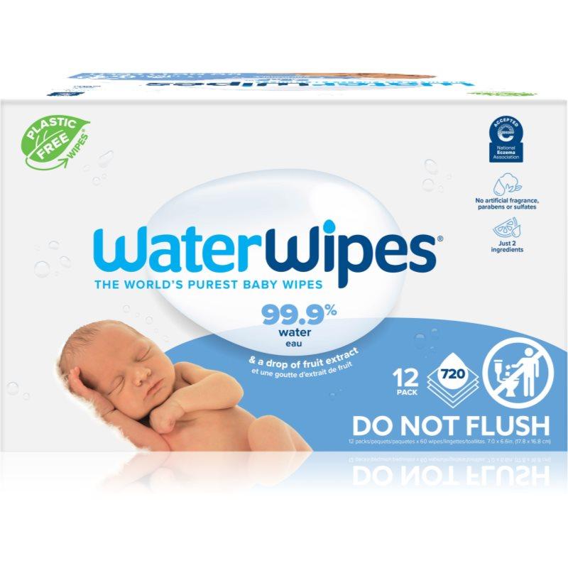 WaterWipes Baby Wipes 12 Pack dětské jemné vlhčené ubrousky 12x60 ks