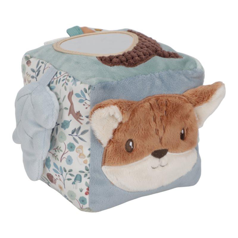 Little Dutch Forest Friends Soft Activity Cube aktivity hračka 0 m+ 1 ks