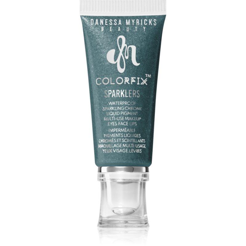 Danessa Myricks Beauty Colorfix Sparklers multifunkční líčidlo pro oči, rty a tvář odstín Evergreen 10 ml