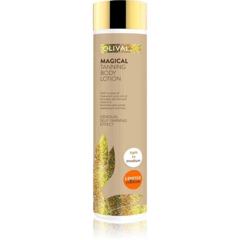 Olival Magical samoopalovací tělové mléko odstín Light to Medium 200 ml