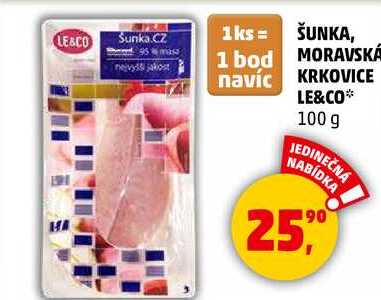 LE&CO MORAVSKÁ KRKOVICE, 100 g 