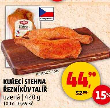 KUŘECÍ STEHNA ŘEZNÍKŮV TALÍŘ uzená, 420 g