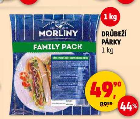 DRŮBEŽÍ PÁRKY, 1 kg  