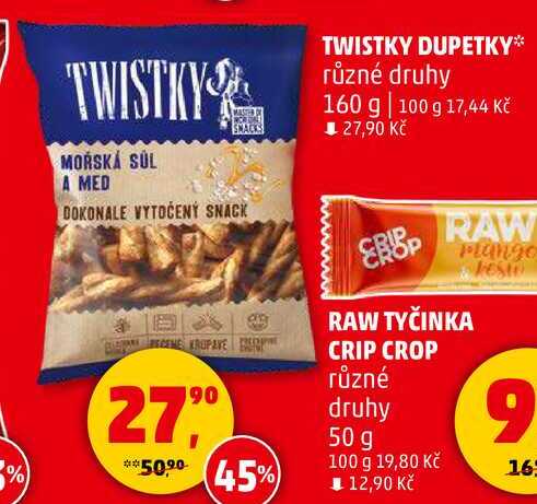 TWISTKY DUPETKY různé druhy, 160 g