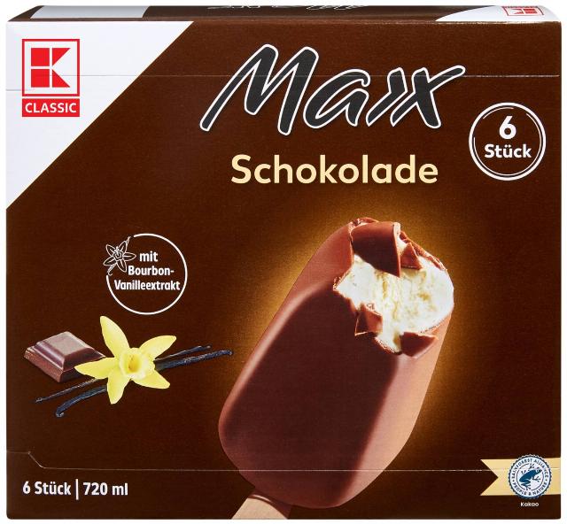 K-CLASSIC Maxx zmrzlina s vanilkovou příchutí
