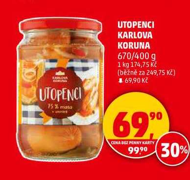 UTOPENCI KARLOVA KARLOVA, 670/400 g 