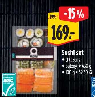 Sushi set, 430 g