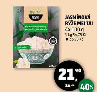 JASMÍNOVÁ RÝŽE MEI TAI, 4x 100 g  