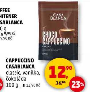 CAPPUCCINO CASABLANCA classic, vanilka, čokoláda, 100 g 
