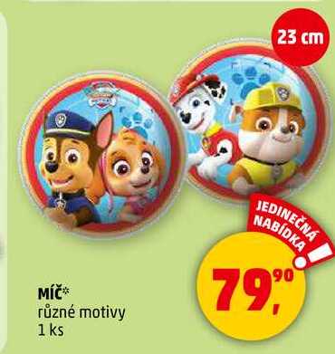 MÍČ různé motivy, 1 ks 