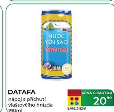 DATAFA nápoj s příchutí vlaštovčího hnízda 199ml 
