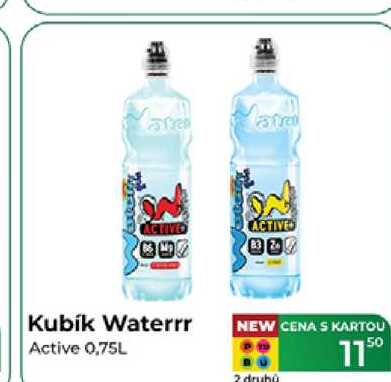 Kubík Waterrr Active 0,75L 