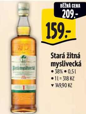 Stará žitná myslivecká, 0,5 l