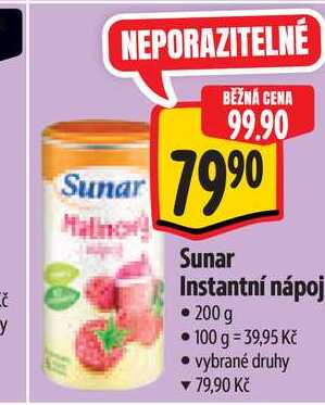 Sunar Instantní nápoj, 200 g 
